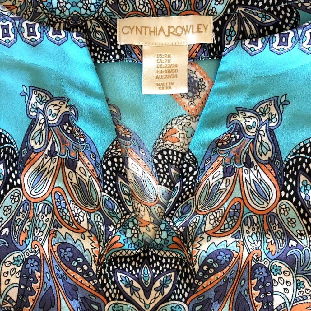 Cynthia Rowley Tunic Blouse